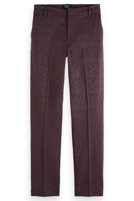 LOWRY - MID RISE LEOPARD JACQUARD PANT LEOPARD JACQUARD BORD 4