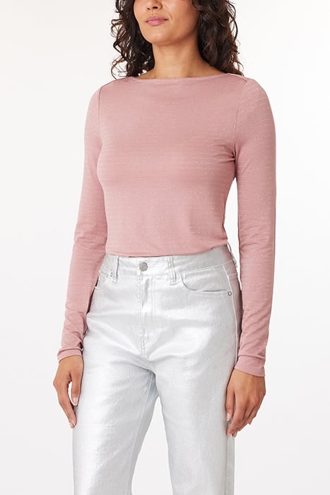 LS KNIT TOP LILAS / SILVER 1