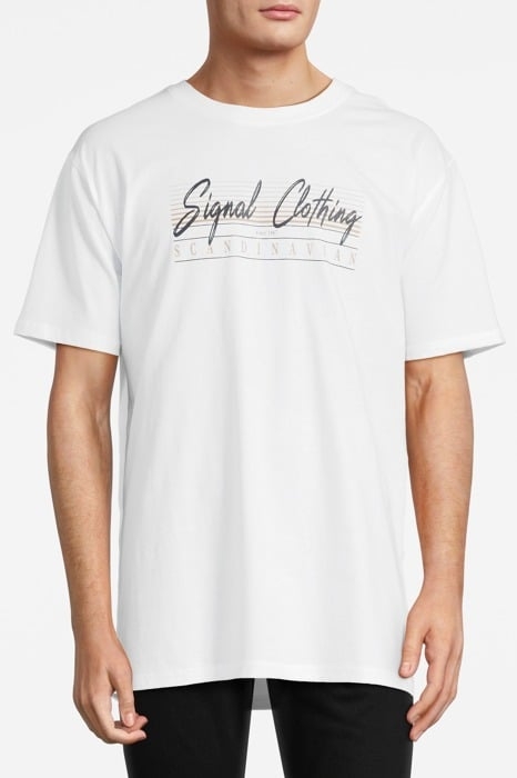 LIAMSI FRONT PRINT TEE+ WHITE 1