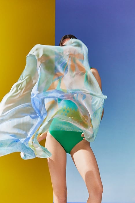 SC STELLA SILK CHIFFON TURQUOISE 2