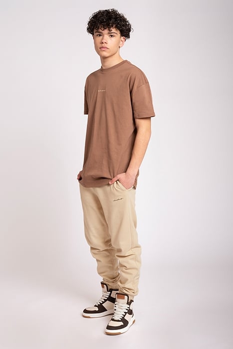 BASE LOGO SWEAT PANTS CAPPUCCINO 1