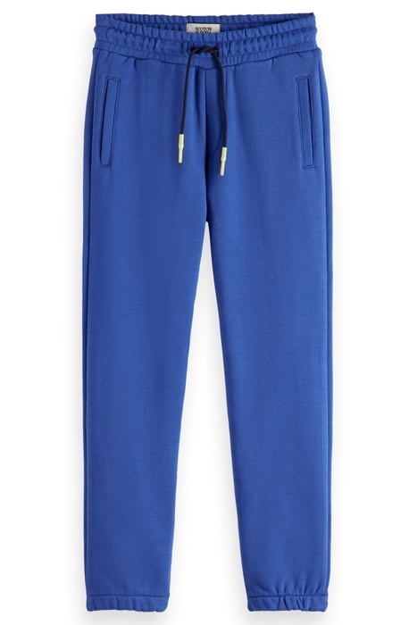 BOYS LOGO SWEATPANTS IN ORGANIC COTTON COBALT 4