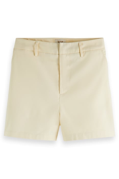 ABOTT CHINO ORGANIC COTTON TWILL SHORT VANILLA 4