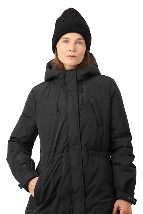 FLUFFY COAT WANDERDOWN01 BLACK 6