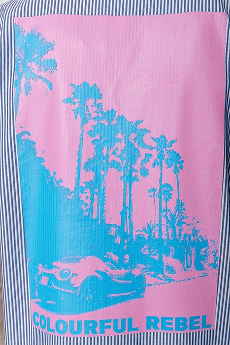 EZRA BOULEVARD STRIPES SHORT SLEEVE SHIRT WHITE/BLUE 5