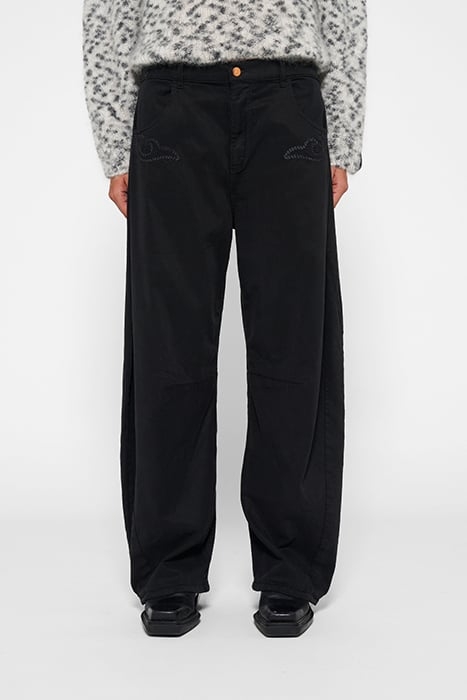 HORSE RIDING PANTS TENCEL BLACK 1