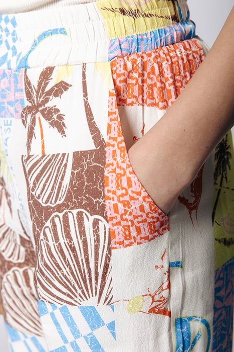 MELODY PATCHWORK STRAIGHT PANTS MULTICOLOR 4