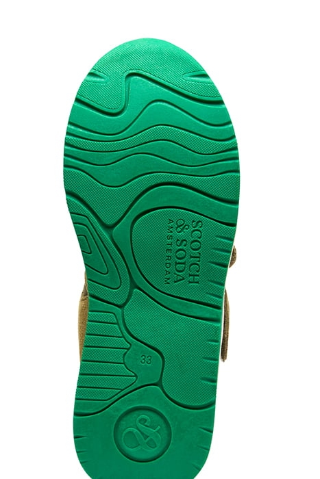 GIRLS CELESTIA VELCRO SNEAKER ARMY GREEN 5