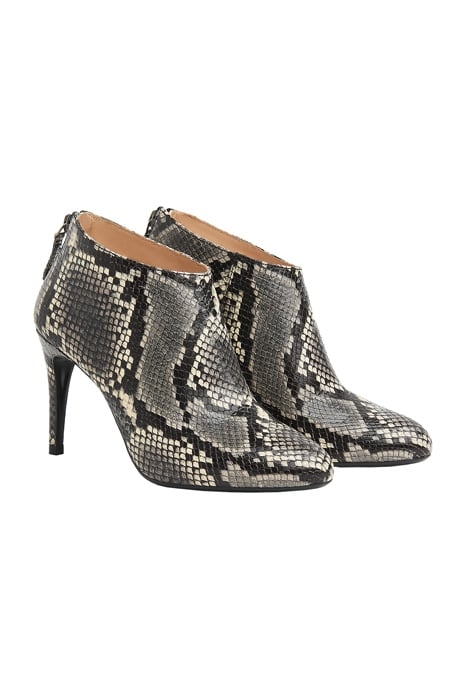 EMILY ALMOND TOE BOOT STONE/WHITE 2