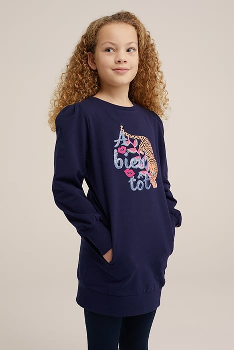 DRESS MID LENGTH DARK BLUE 4