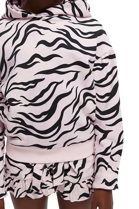 GIRLS LOOSE-FIT ALL-OVER PRINTED HOODIE COMBO L 6