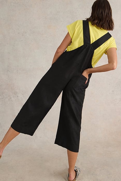 VIOLA LINEN DUNGAREE PURE BLACK 4