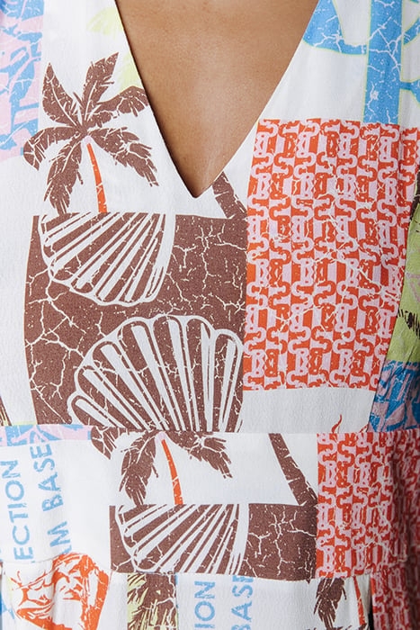 ILZA PATCHWORK PLAYSUIT MULTICOLOR 3