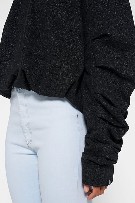 BALLOON SWEATER GLITTER BLACK 4