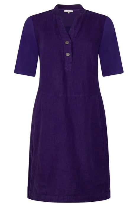 LINNEN JURK MET KNOOPJES PARACHUTE PURPLE 3