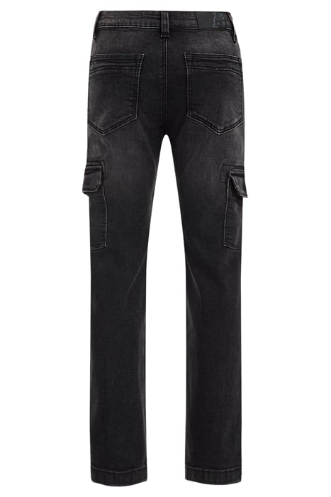 5-POCKET MID WAIST DARK GREY 4