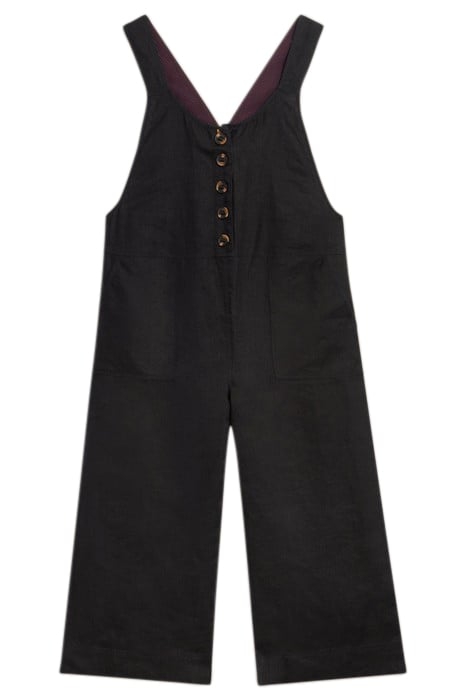 VIOLA LINEN DUNGAREE PURE BLACK 1
