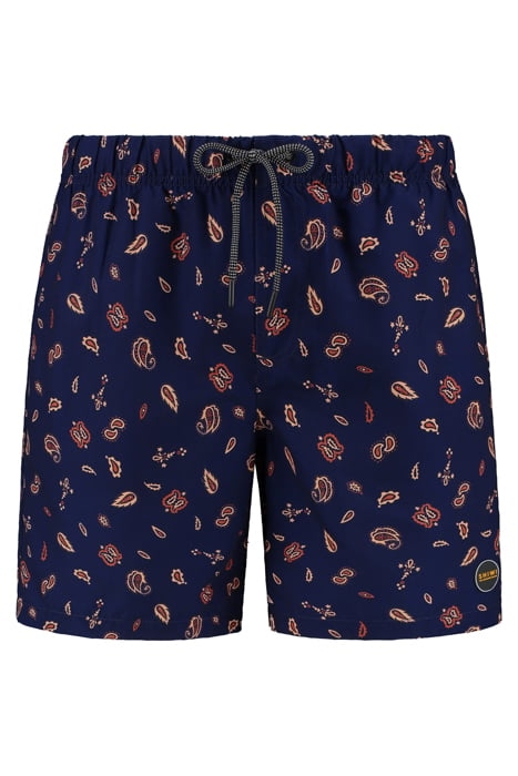 MEN SWIMSHORT PAISLEY DARK NAVY 4
