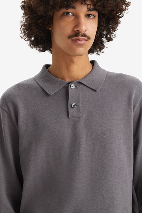 LS POLO SHIRT GREY 5