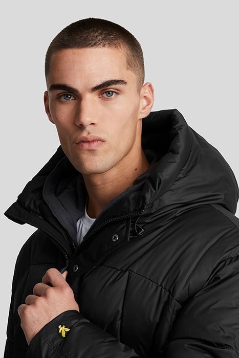 QUILTED PANNELLED JACKET JET BLACK 5
