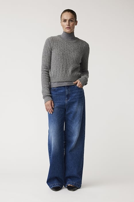 LEMON SWEATER GREY MELANGE 2