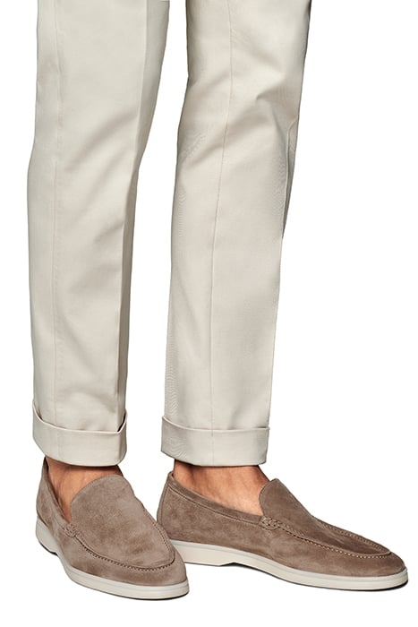SAND SLIM LEG TAPERED TROUSERS SAND 5