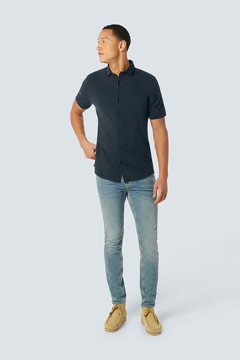 SHIRT SHORT SLEEVE JERSEY SOLID PIQUE NIGHT 3