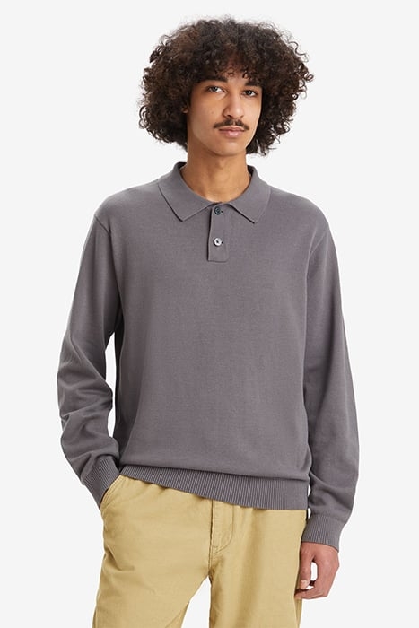LS POLO SHIRT GREY 4
