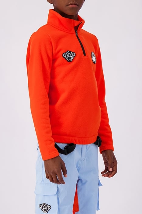 EVEREST FLEECE TOP ORANGE 1