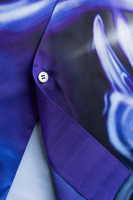 GERRIT JACOB – SATIN PRINTED SHIRT LILAC 4