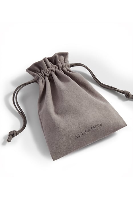 SAIF BEAD ROSRY NECK WARM SILVER/BLACK 6