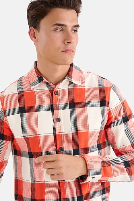 MA-SBRED CHECK SLS ORANGE 6