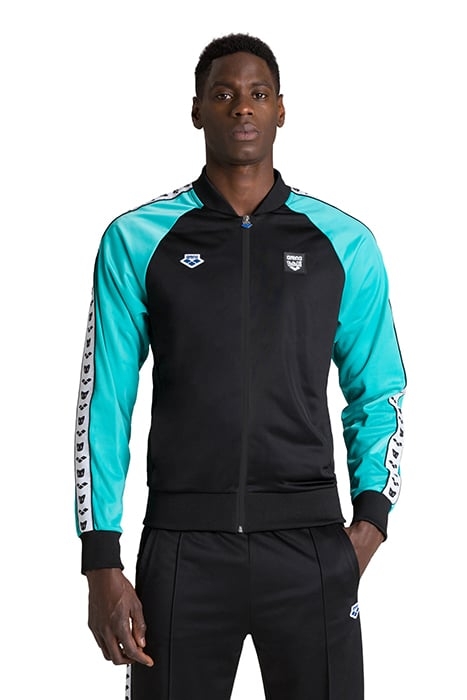 M RELAX IV TEAM JACKET ANIME BLACK-MINT 1