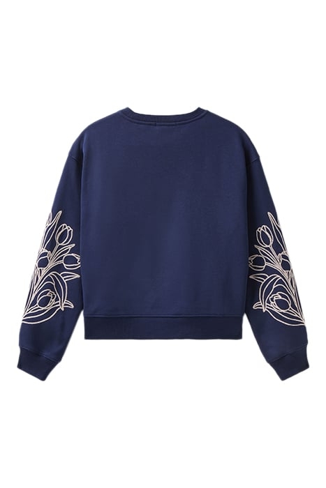 CREWNECK SWEATSHIRT MARITIME BLUE 4
