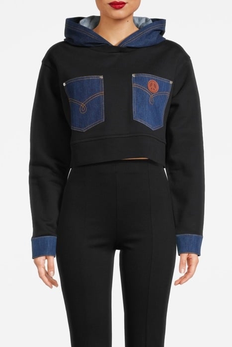 COTTON SWEATSHIRT BLACK 1