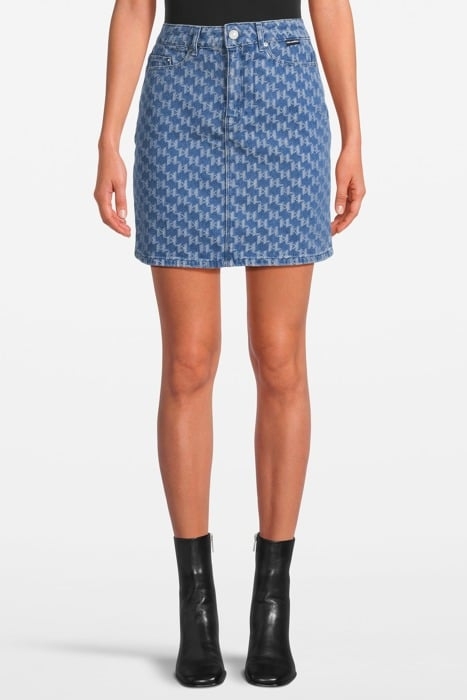 MONOGRAM JCQ DENIM SKIRT MONOGRAM DENIM 1