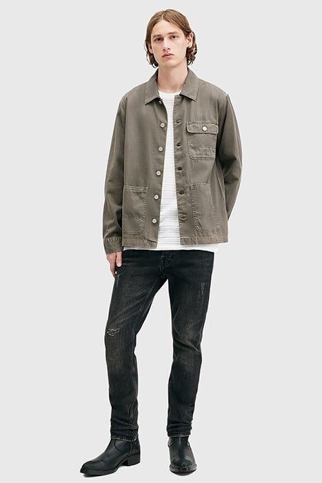 NEVIS CHORE JACKET BANCHA GREEN 3