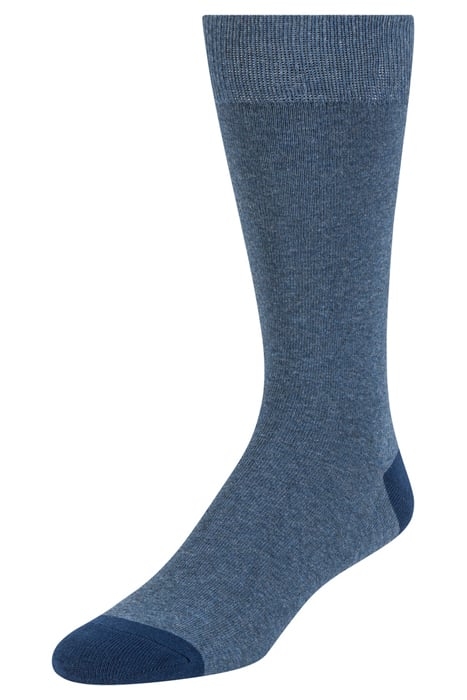 3PK MENS NON TERRY CREW BLUE 3