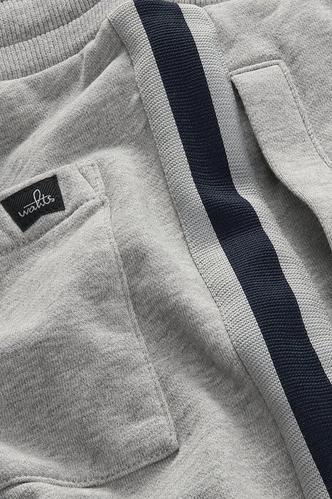 TROY-BAND | SWEATSHORTS LIGHT GREY MELANGE 2