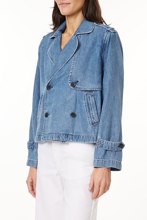 CROPPED DENIM TRENCH WEST SIDE 5