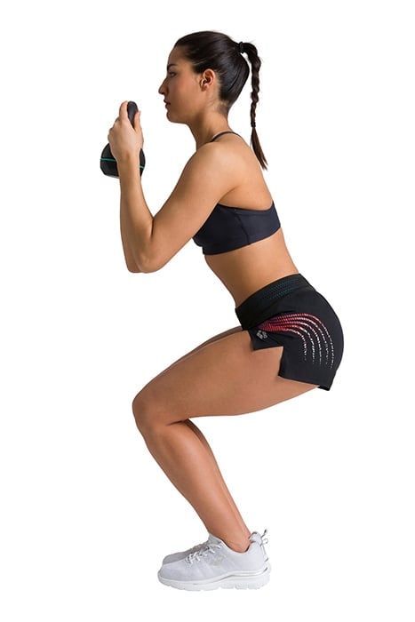 W A-ONE SHORT BLACK-FLUO RED 3