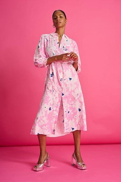 DRESS - BEAU LILIES PINK 4