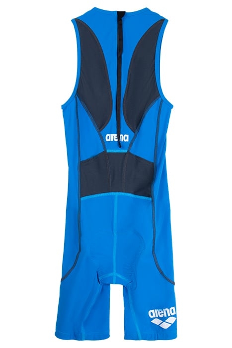 M TRISUIT ST REAR ZIP BRILLIANT BLUE 2