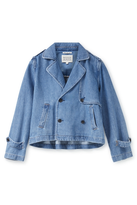 CROPPED DENIM TRENCH WEST SIDE 3
