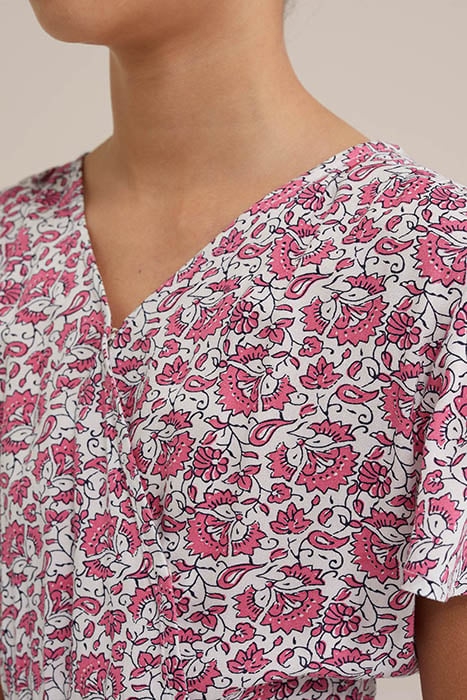 DRESS MID LENGTH PINK 5