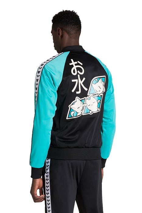 M RELAX IV TEAM JACKET ANIME BLACK-MINT 2