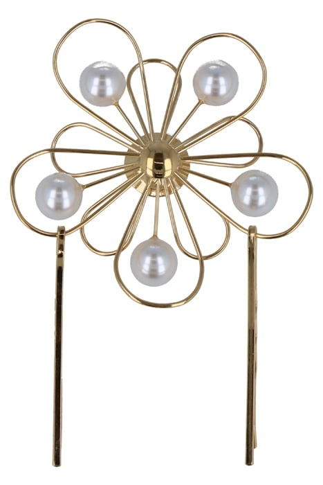 FOREVER BIG FLOWER HAIR JEWELRY GOLD 2