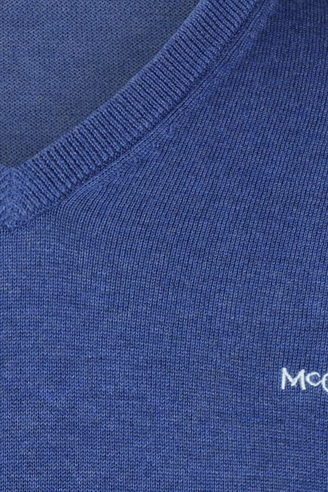 V-NECK SWEATER ROYAL BLUE 7