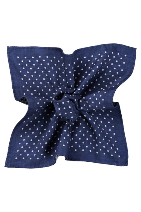 NAVY DOUBLE-SIDED POCKET SQUARE 1