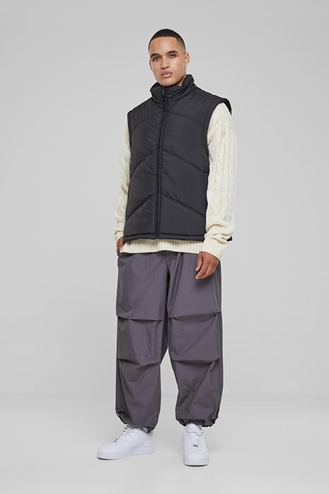 ARROW PUFFER VEST BLACK 3